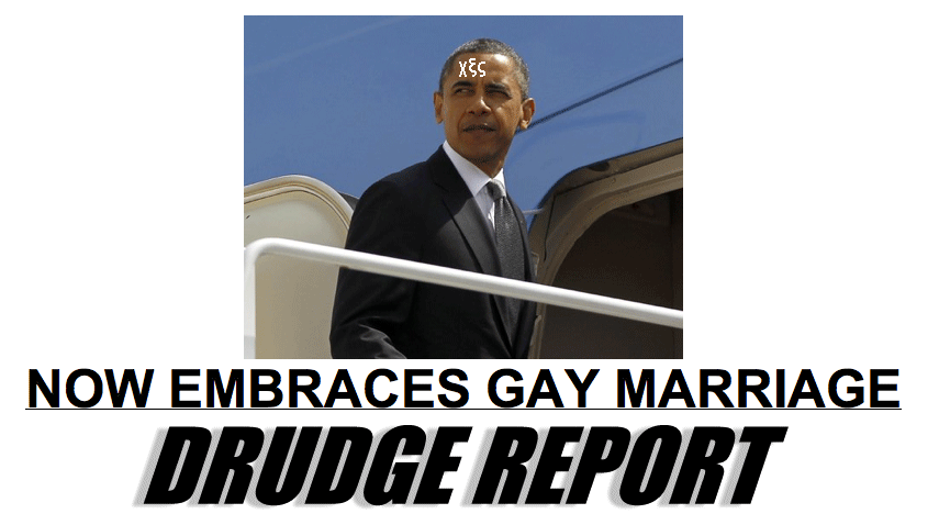 President of the United States embraces Gay Marriage